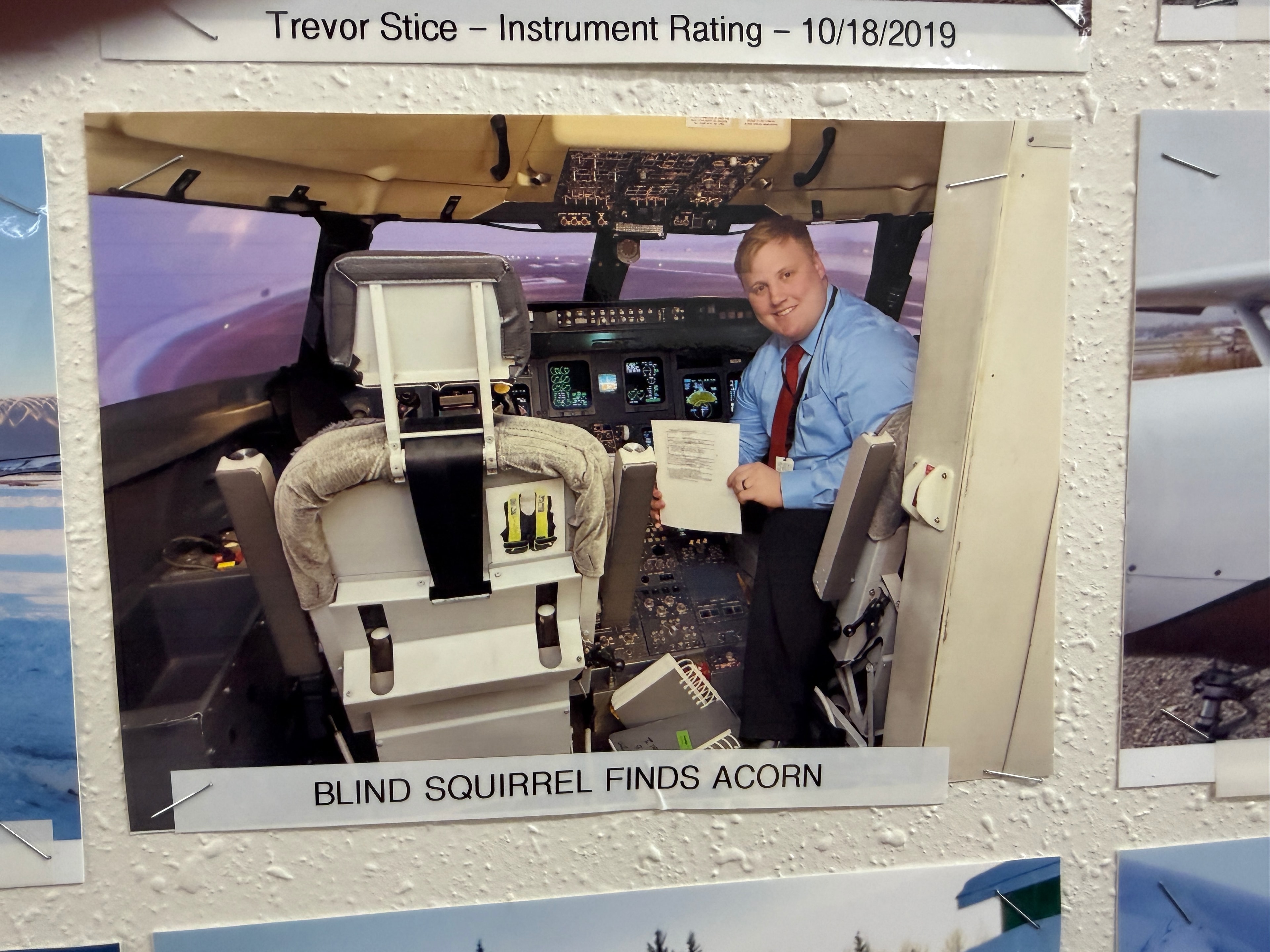 Trevor Stice — Instrument Rating 10/18/2019 — Blind Squirrel Finds Acorn